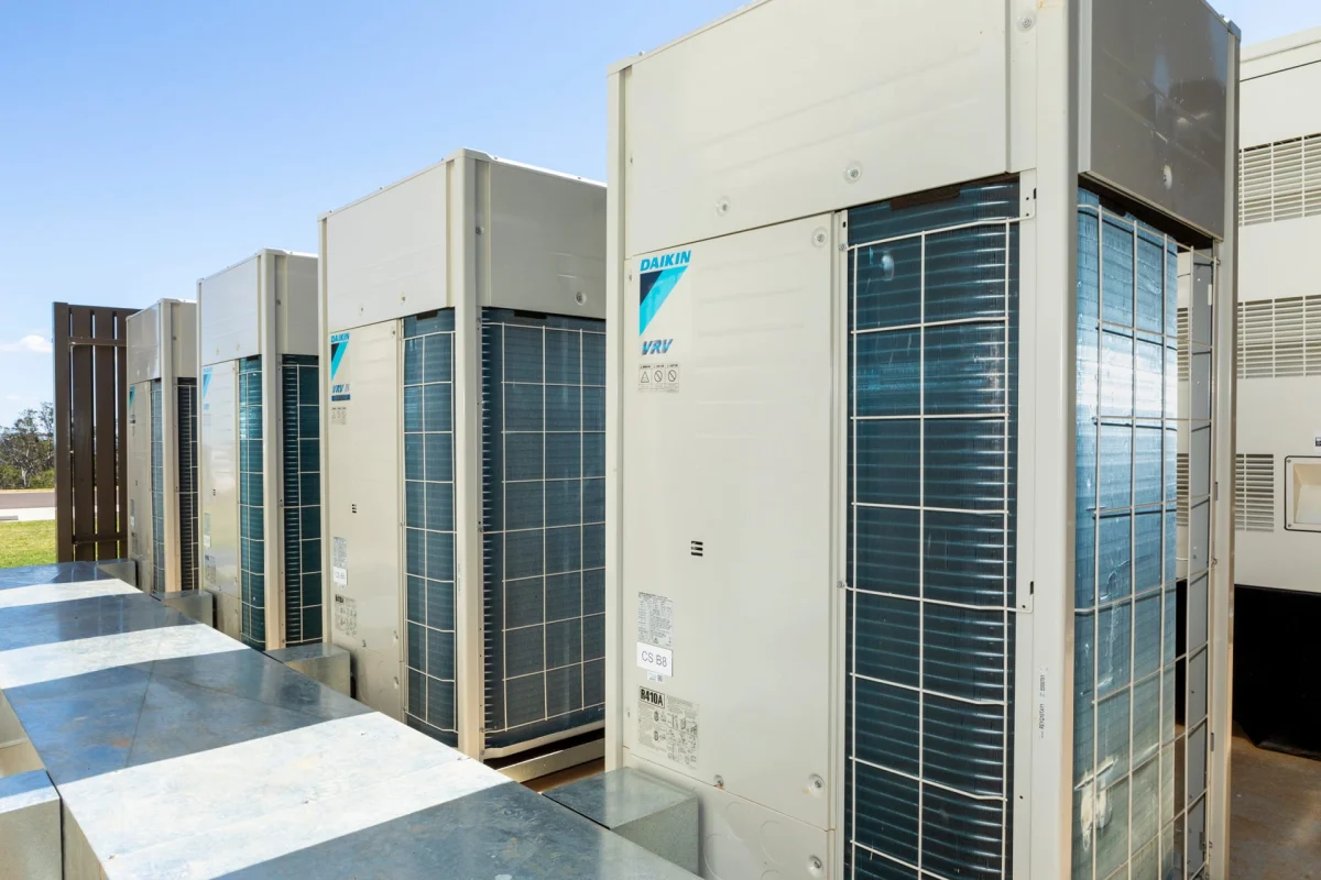 Commercial outdoor air conditioning systems